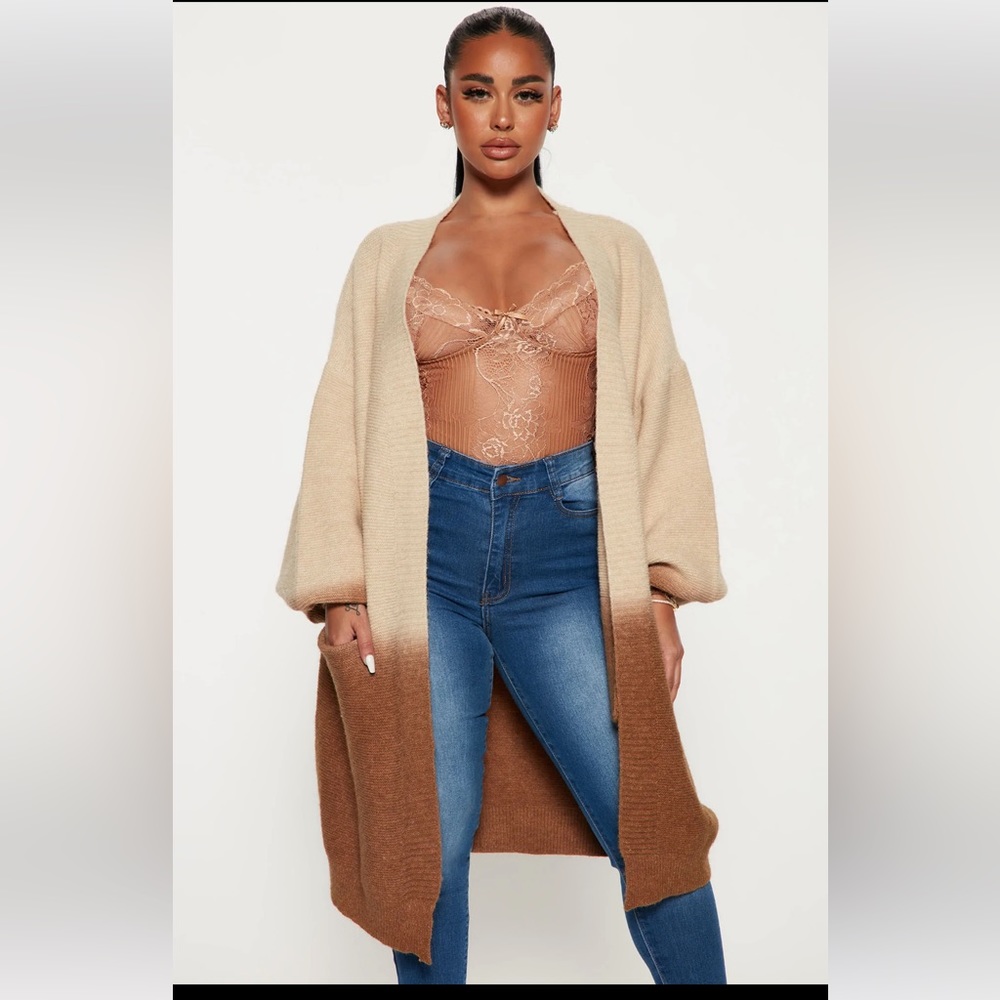 Open front cardigan